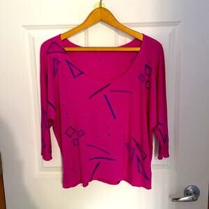 VINTAGE 1980’s Pink Top.